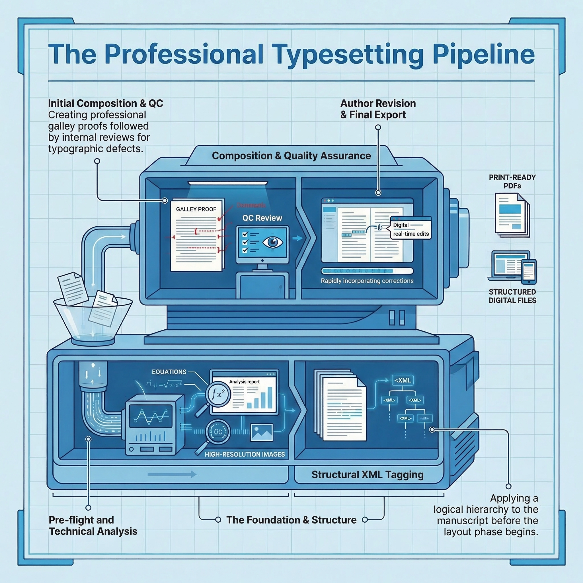 Professional Typesetting Services for Books & Journals