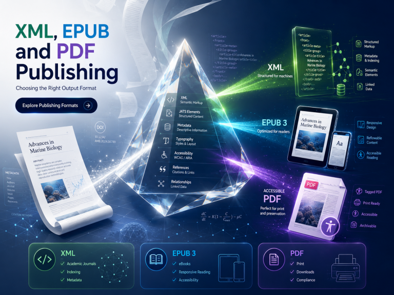 XML, EPUB and PDF Publishing How to Choose the Right Output Format